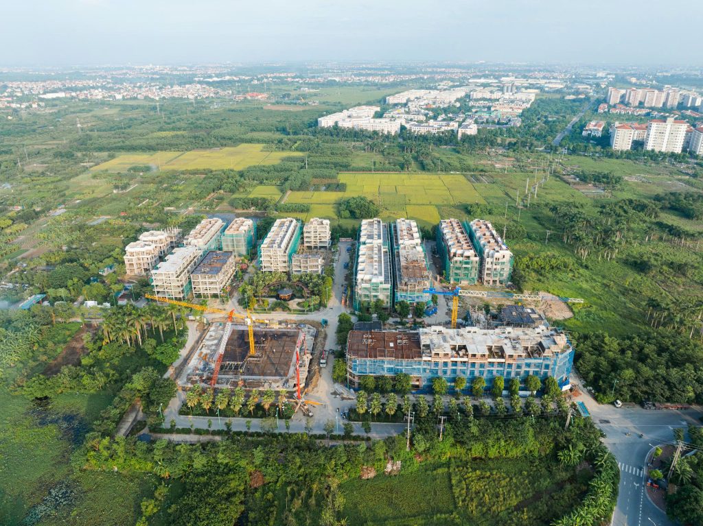 Các suất ngoại giao liền kề biệt thự Green Little Town Cổ Bi, gần Vinhomes Ocean Park